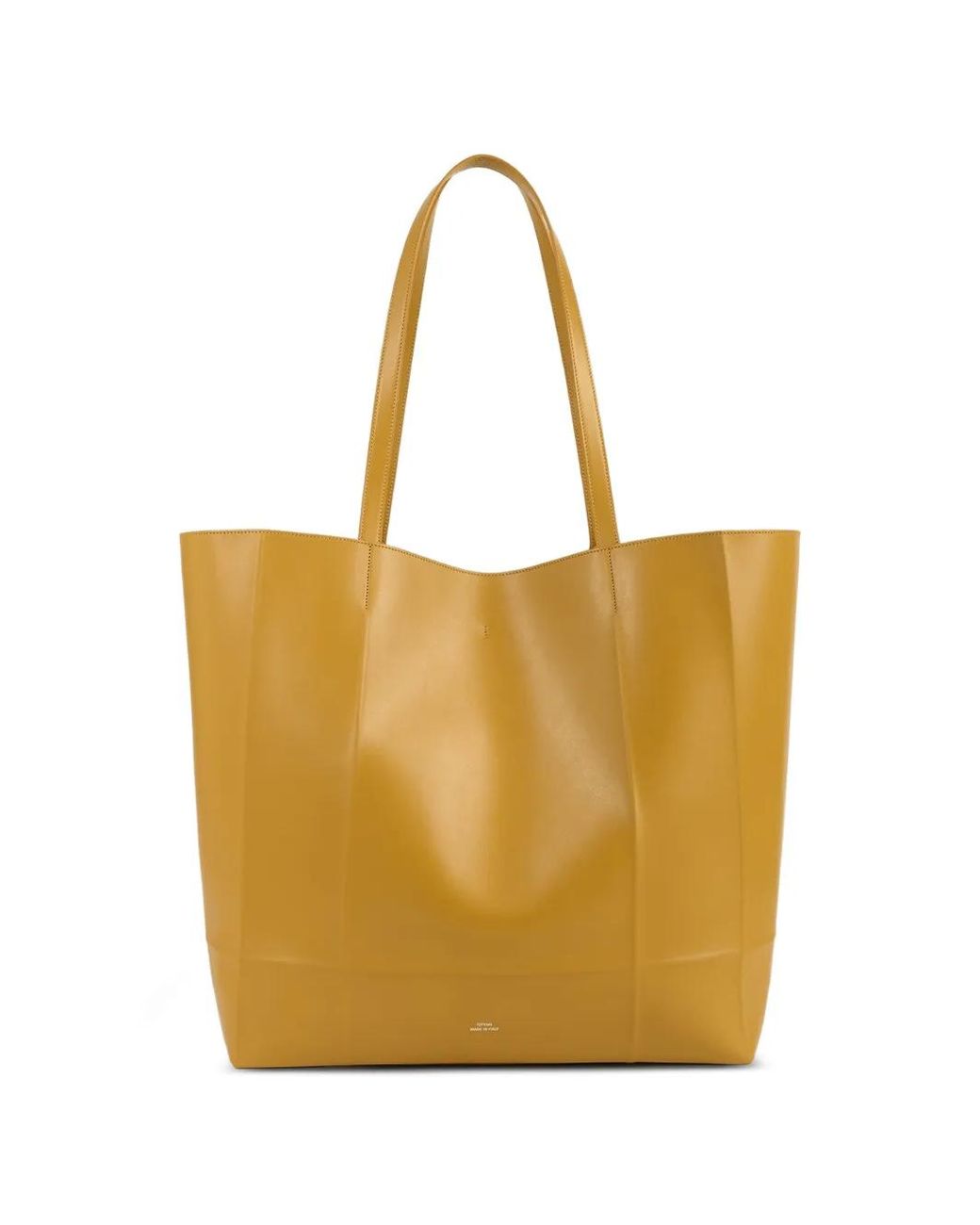 Totême Natural Roam Leather Tote Manuka