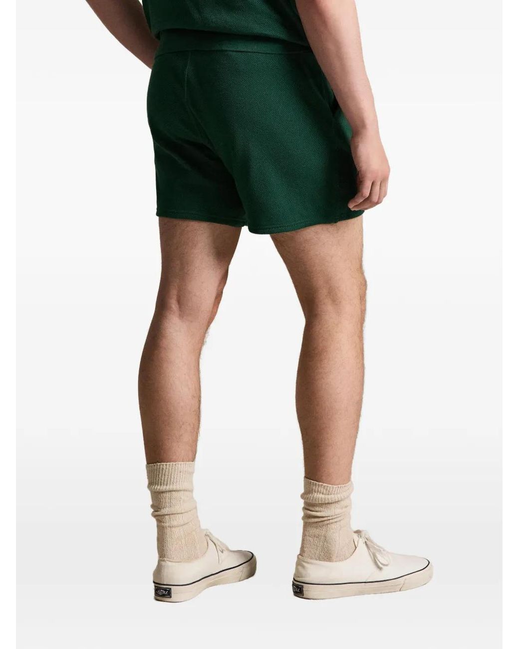 Polo Ralph Lauren Green Logo Shorts for men