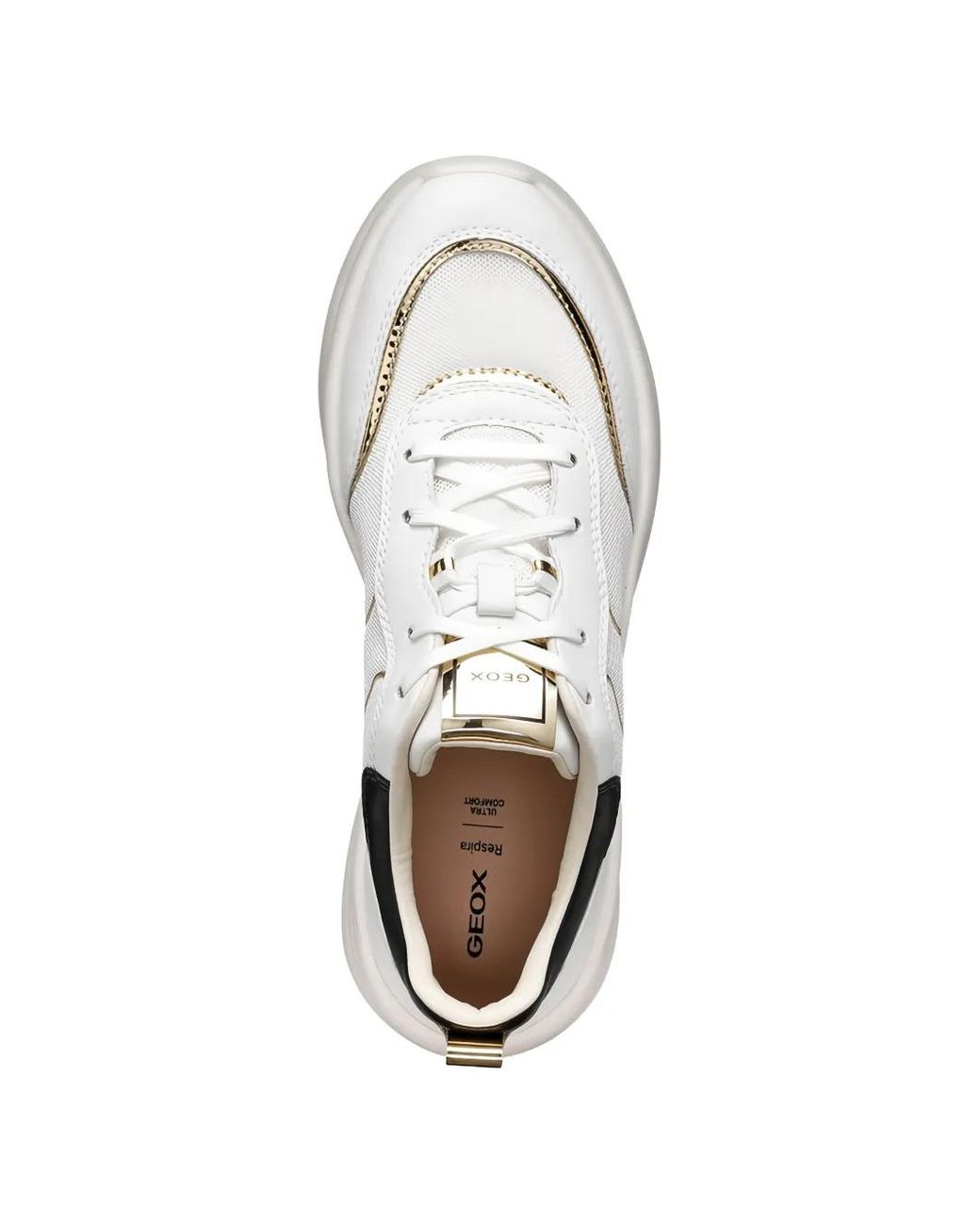 Geox Xtors Panelled Mesh-Panel Sneakers in White | Lyst UK