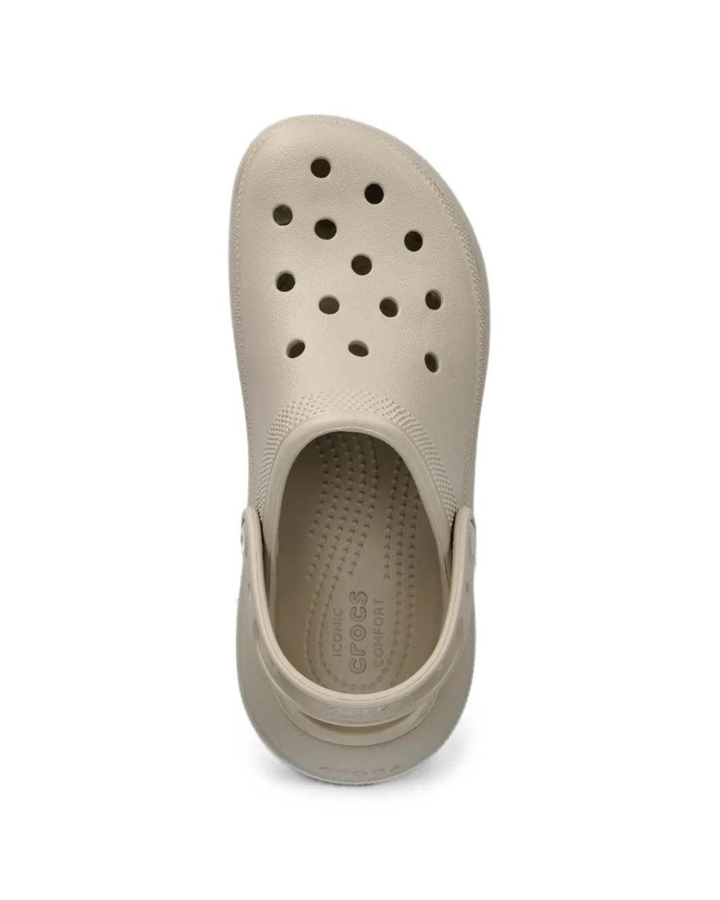 CROCSTM White Classic Crush Platform Clogs