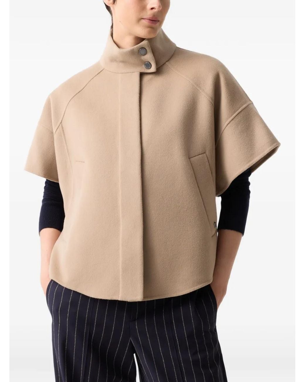 Bogner Natural Venice Double-Face Cape