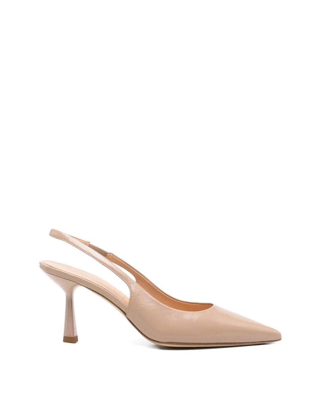Chantal Pink Pointed-Toe Slingback Pumps