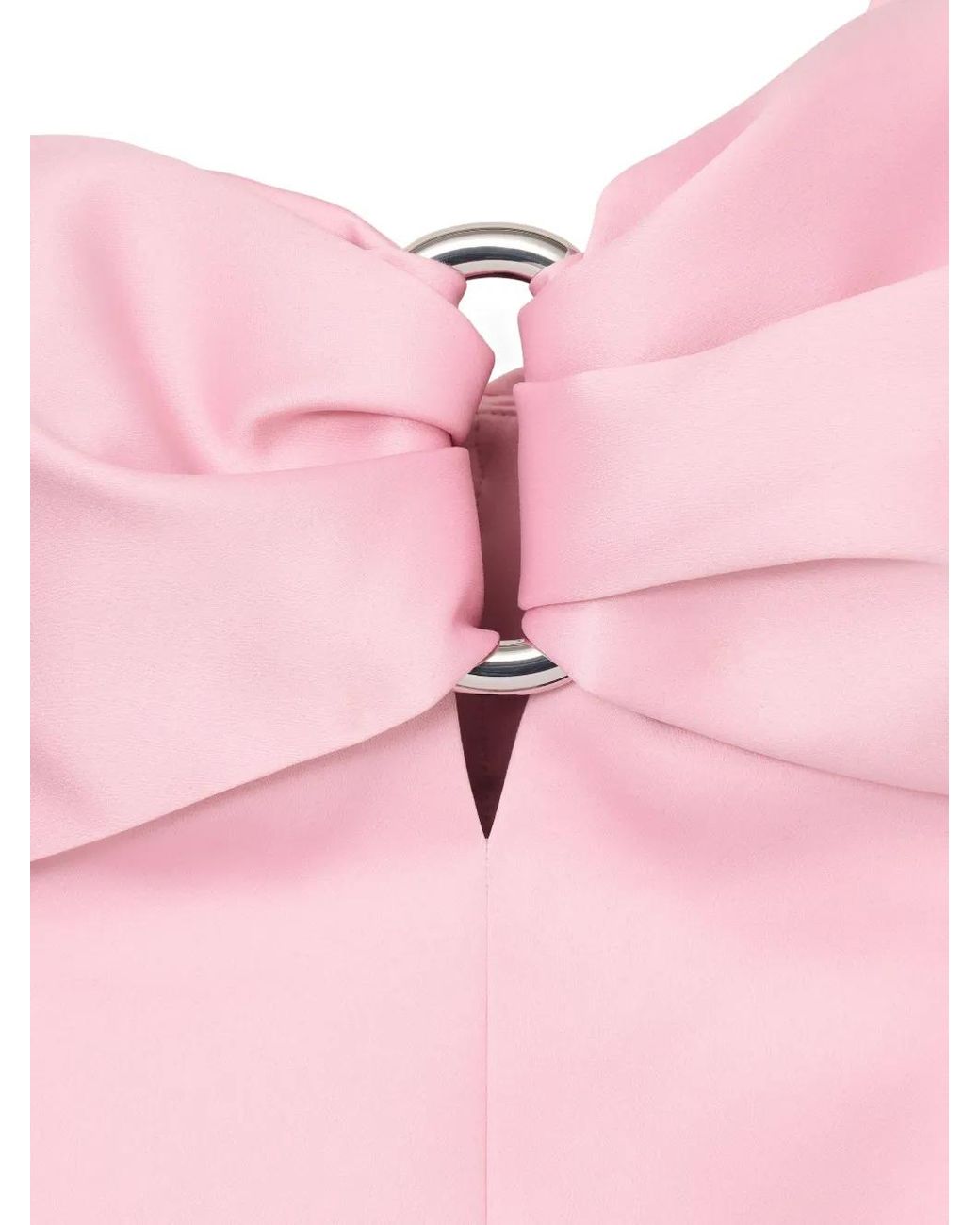 Marc Jacobs Pink Bow-Embellished Mini Dress