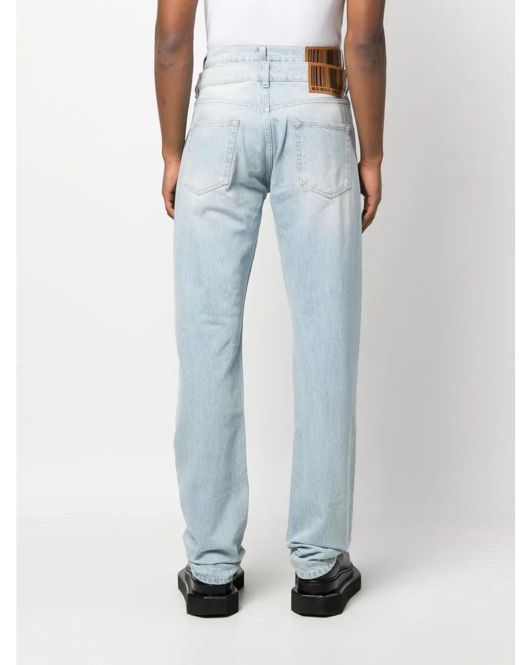 VTMNTS Straight Jeans in het Blue voor heren