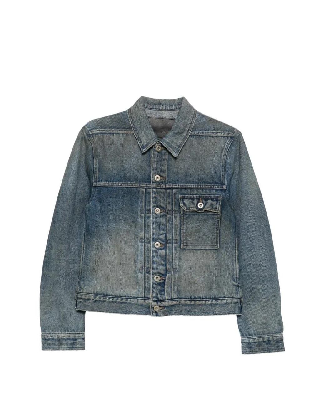 Rick Owens Blue Stargroves Denim Jacket for men