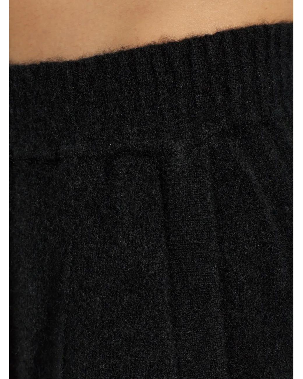 Laneus Black Pantalon À Taille Élastiquée for men