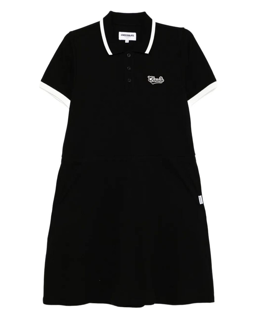 Chocoolate Black Polo Dress