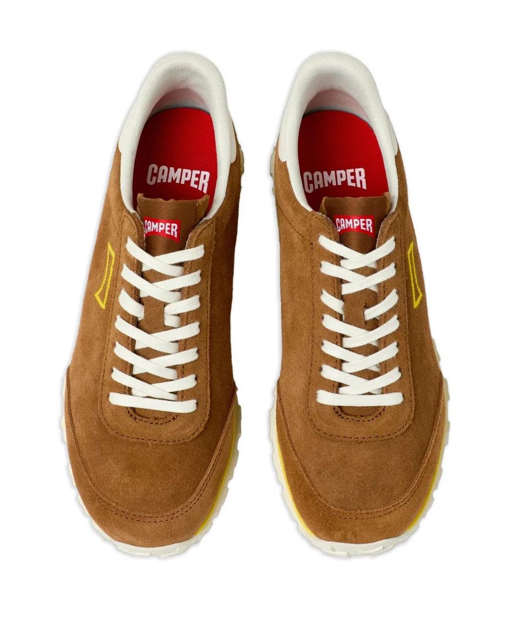 Camper Brown Drift Walk Suede Sneakers