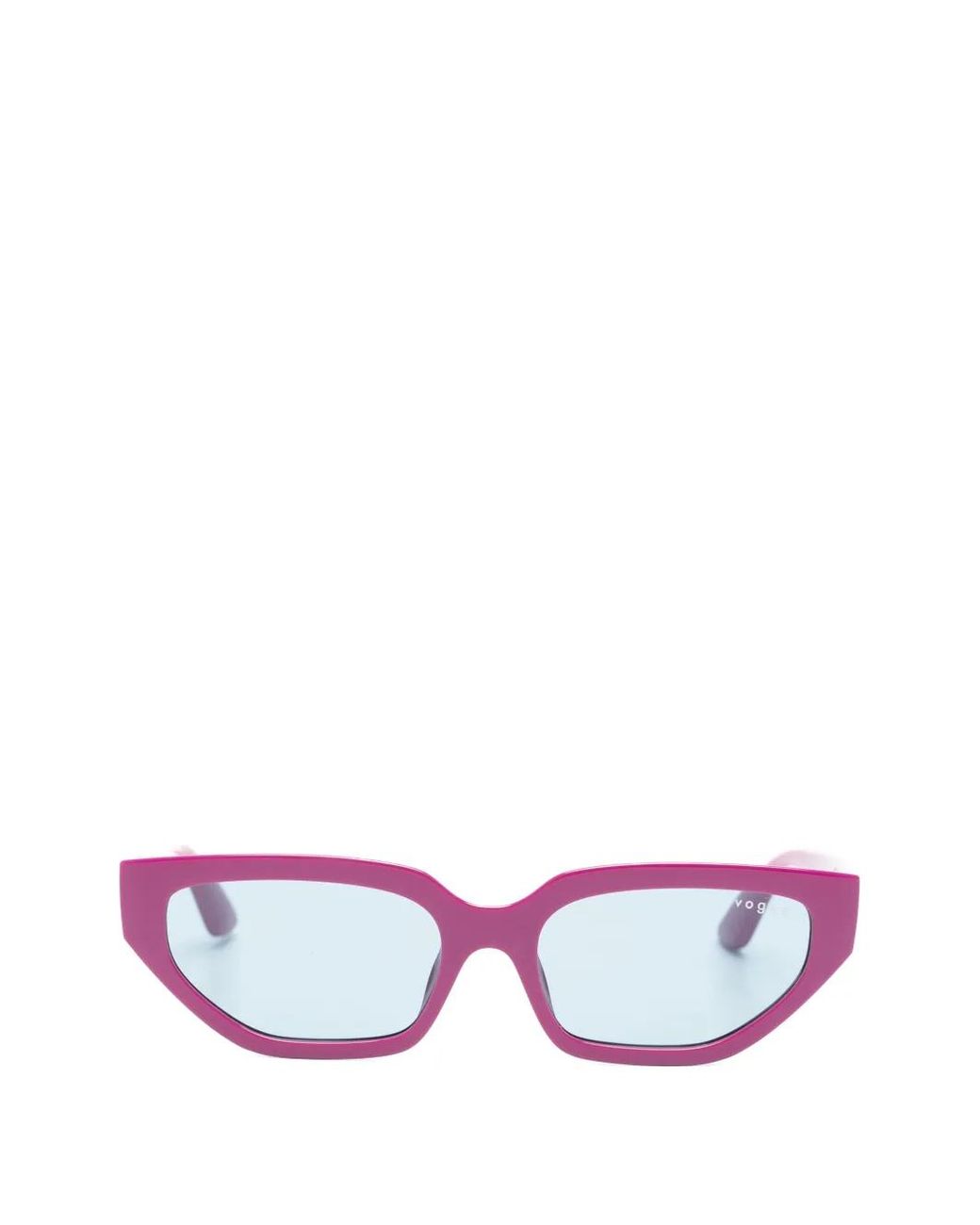 Vogue Eyewear White Cat-Eye Sunglasses