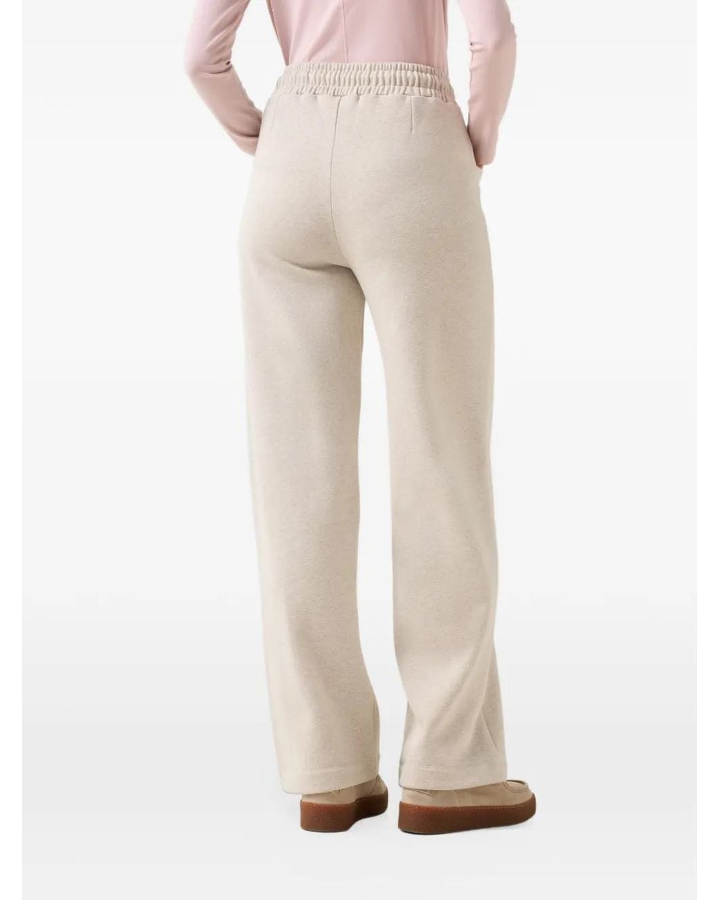 Bogner White Toto Wide-Leg Track Pants
