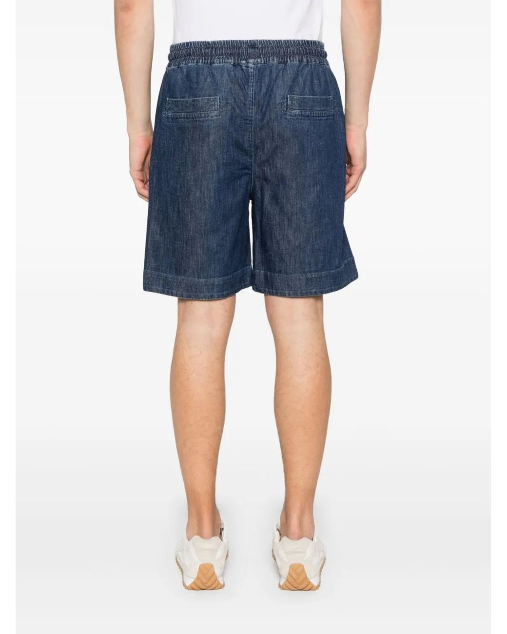 Eleventy Denim Shorts in het Blue voor heren