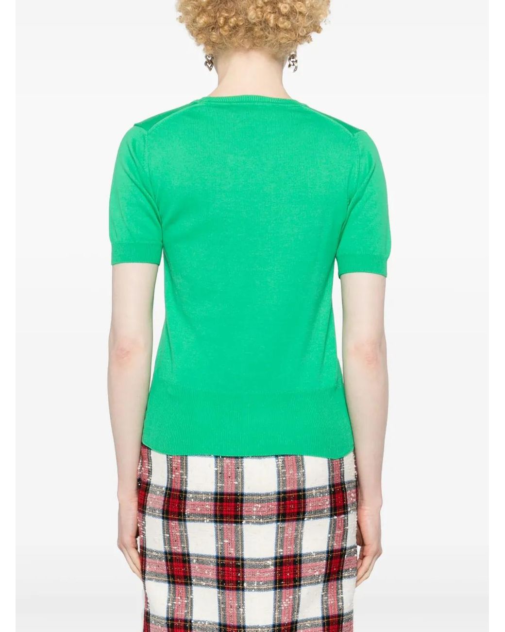Vivienne Westwood Green Bea Knitted Top