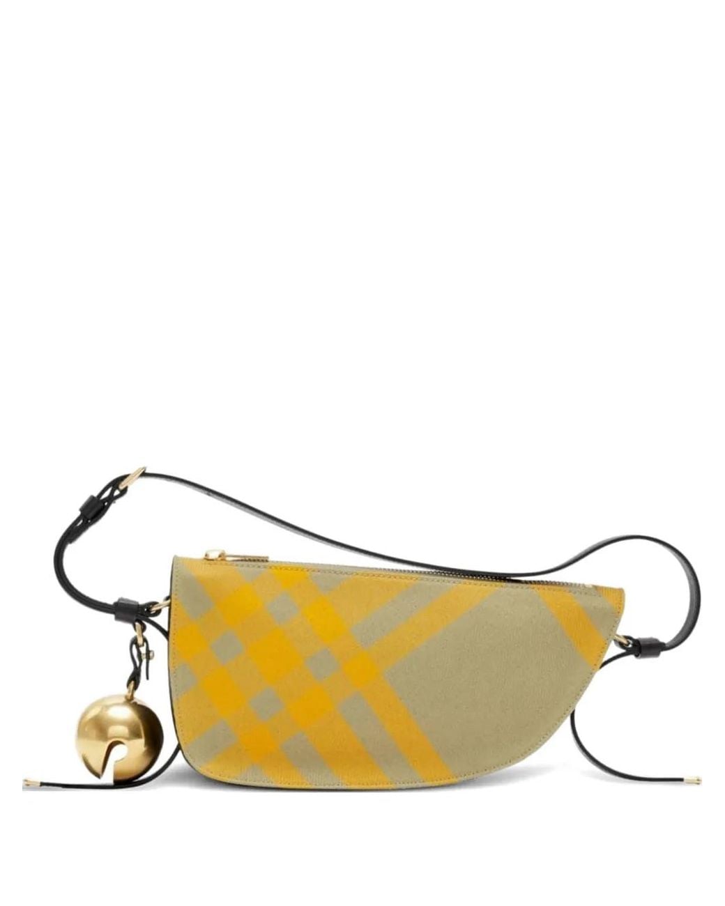 Burberry Metallic Mini Shield Shoulder Bag
