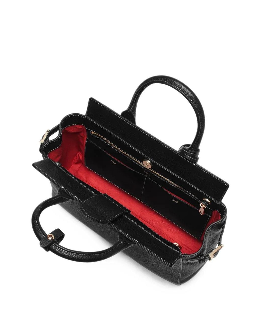Borsa Tote Savannah di Aspinal in Black