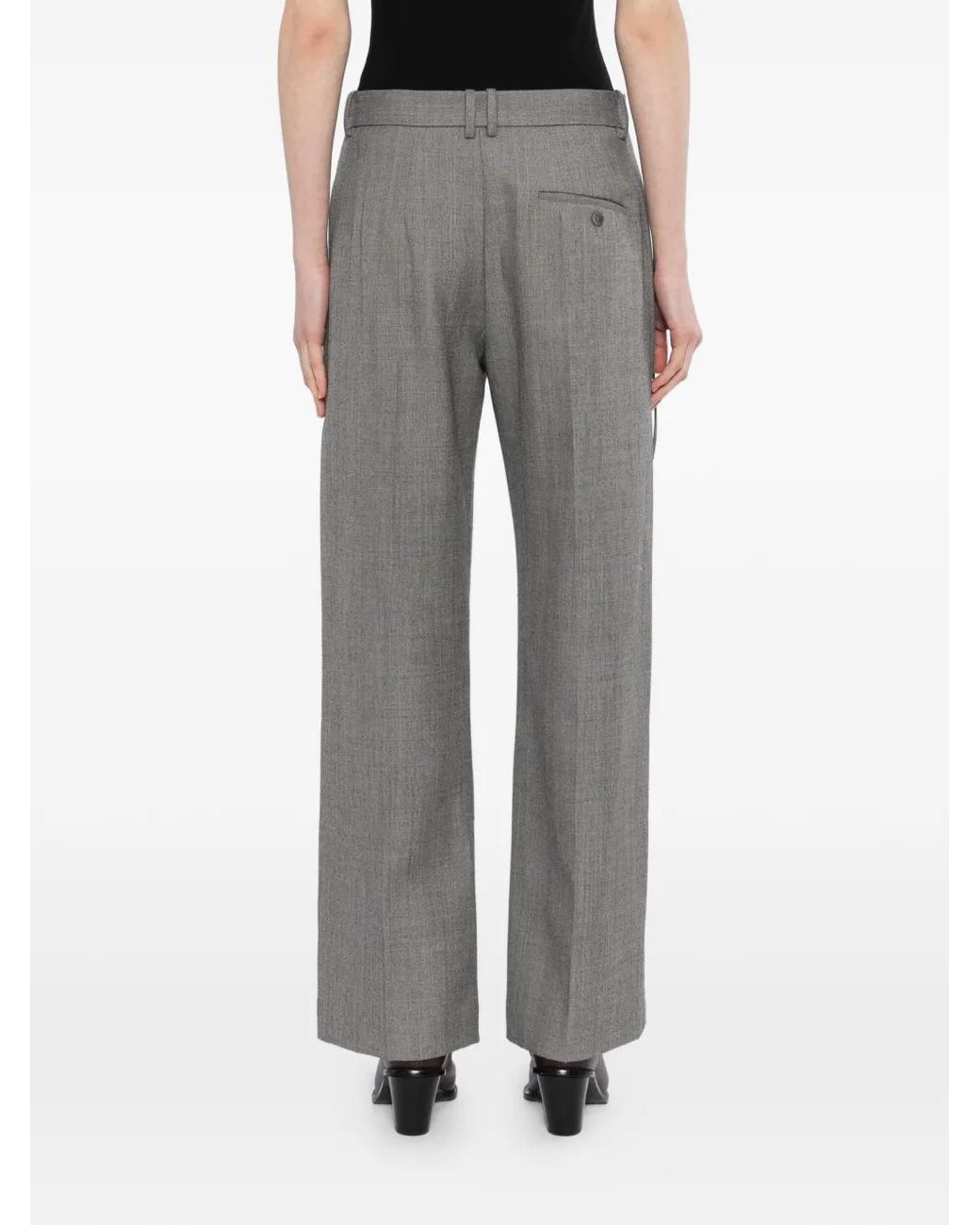 JNBY Gray Tassel Details Trousers