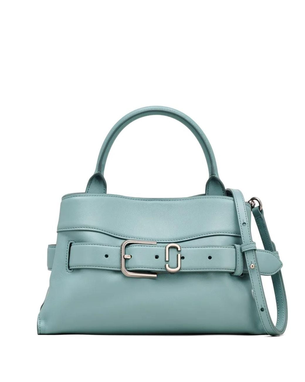 Marc Jacobs Blue The Satchel Small Leather Handbag