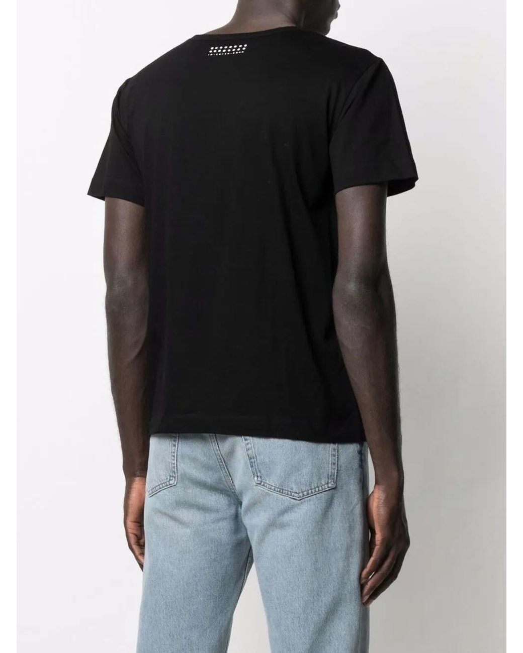 10 Corso Como Black Smile-Print T-Shirt for men