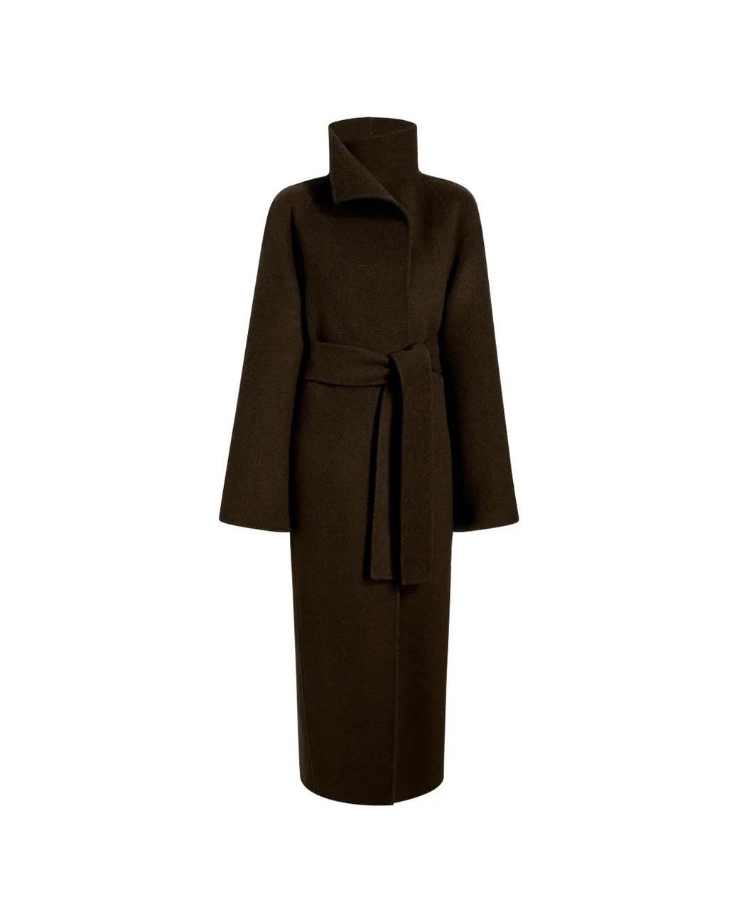 Khaite Brown Belted Coats