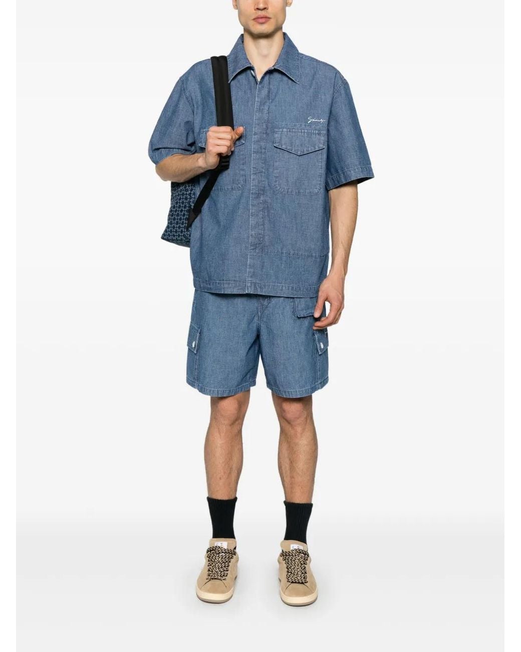 Givenchy Blue Denim Shorts for men