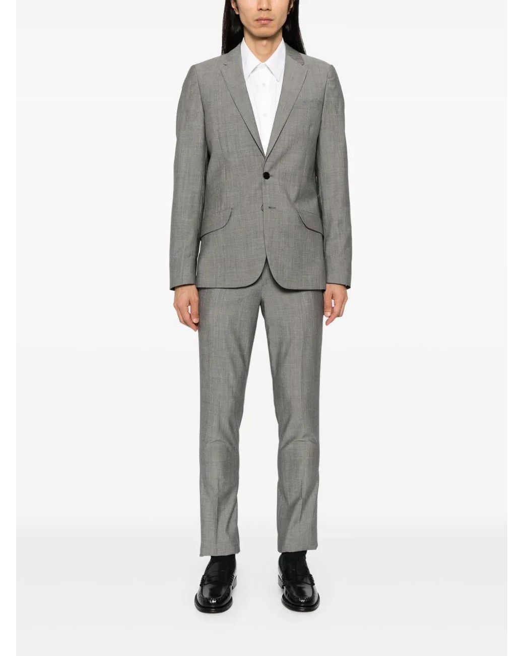 Paul Smith Gray Single-Breasted Wool-Blend Suit for men