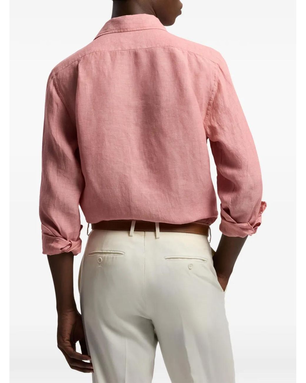 Ralph Lauren Pink Chemise À Poche Poitrine for men