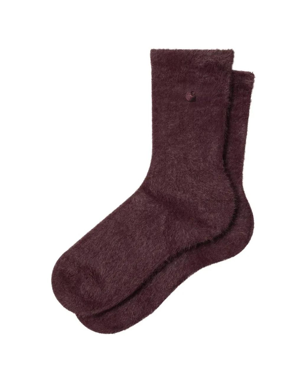 Carhartt Purple Maine Logo-Embroidered Socks