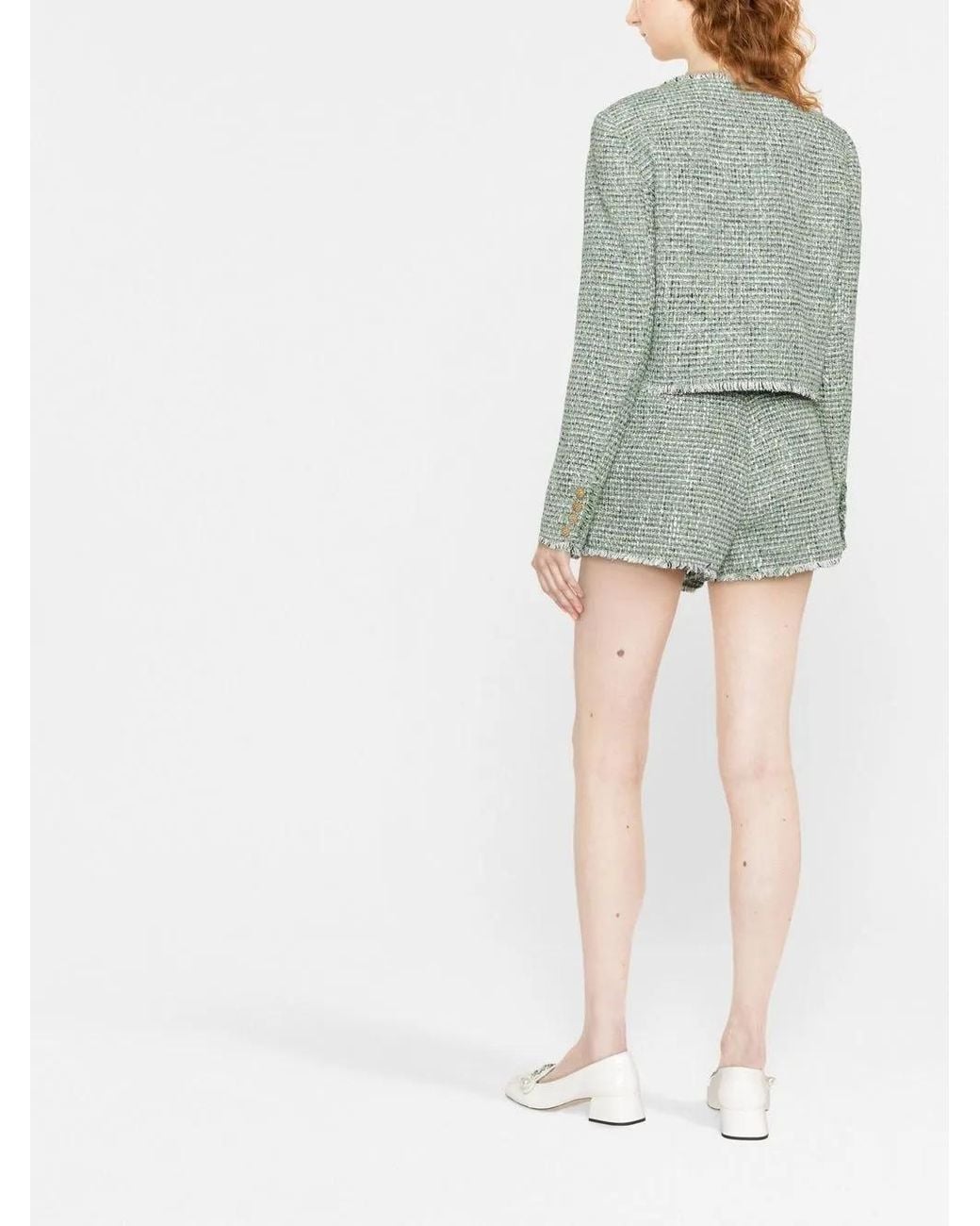 Tweed Jackets Self-Portrait en coloris Green