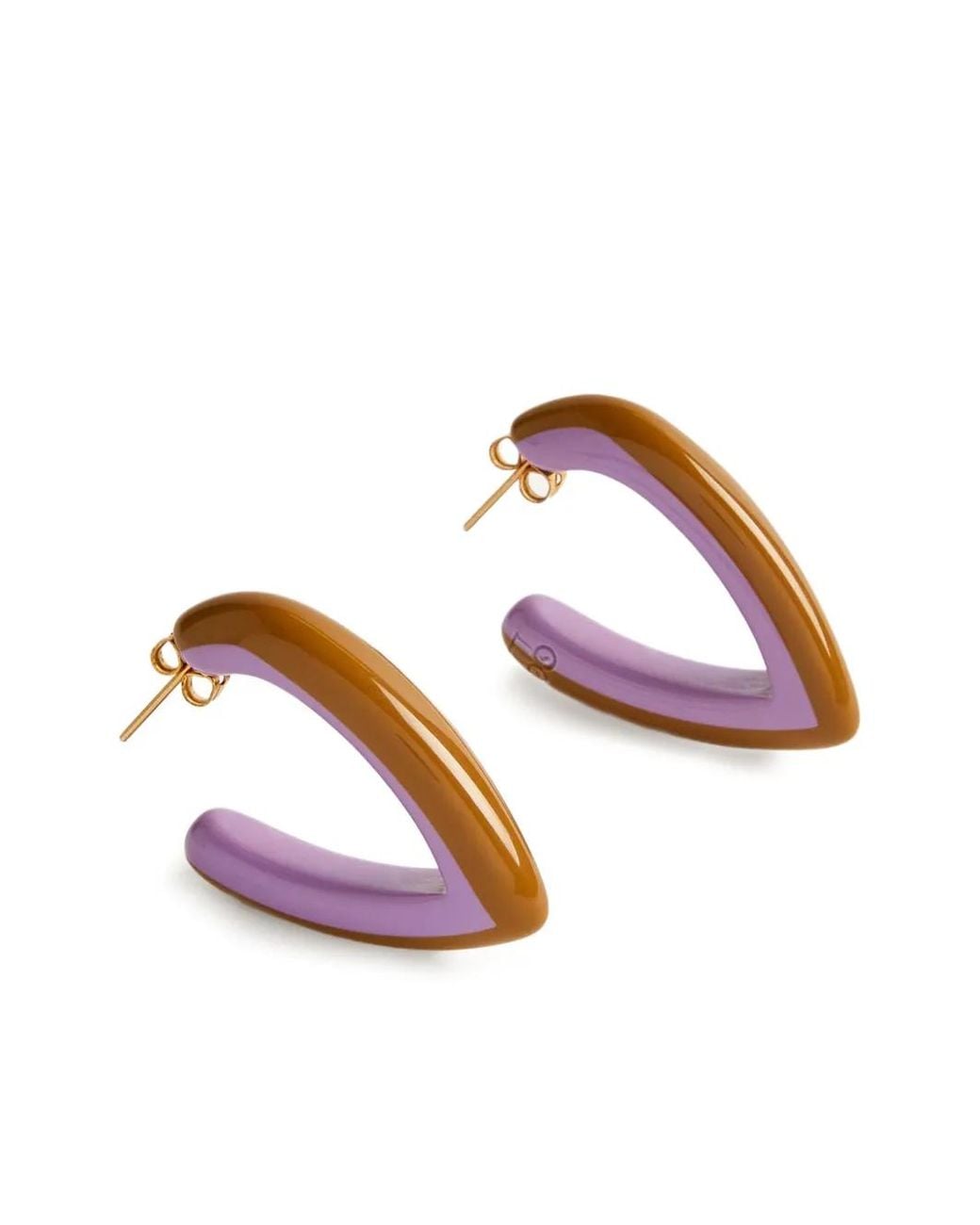 LaDoubleJ Purple Mini Dew Earrings