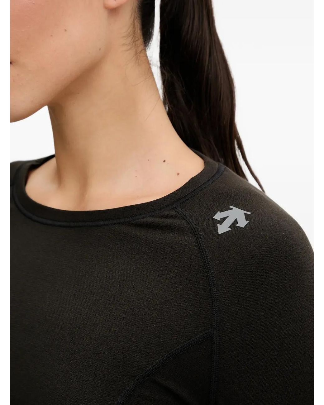 Maglia Termica A Maniche Lunghe di Descente in Black