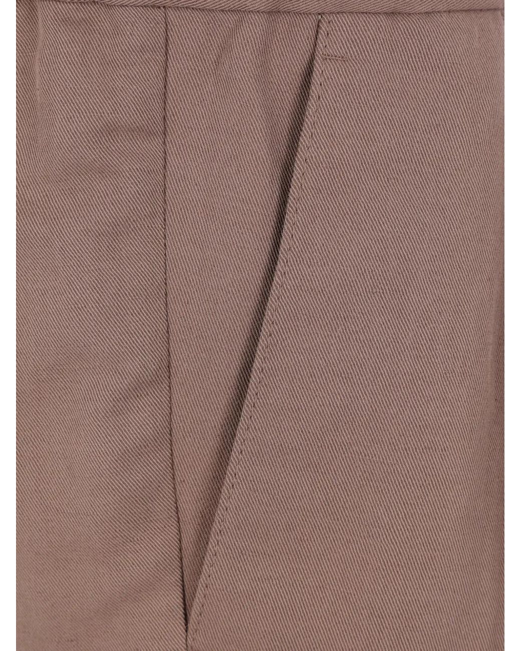 Brunello Cucinelli Gray Short À Lien De Resserrage for men