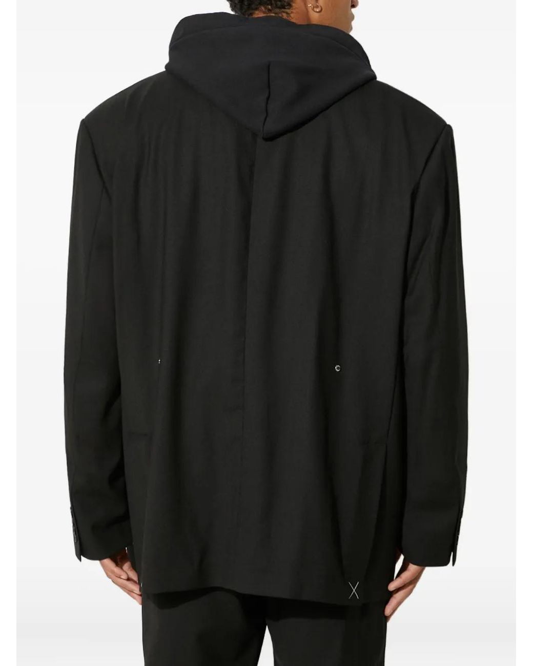 Ambush Black Single-Breasted Blazer for men
