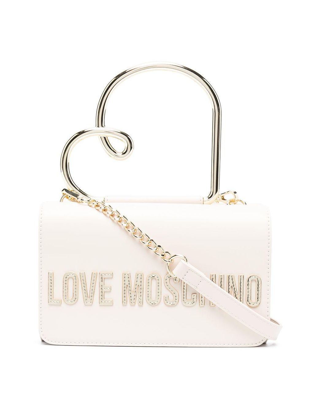 Mini sac cabas à anse en cœur Love Moschino | Lyst