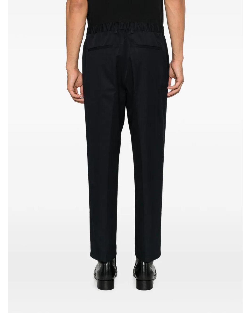 Jil Sander Blue Straight-Leg Trousers for men