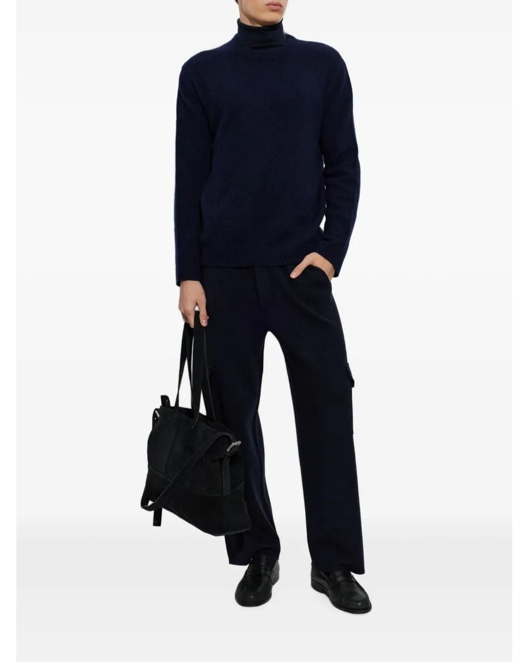 Lisa Yang Blue Baxter Sweater for men