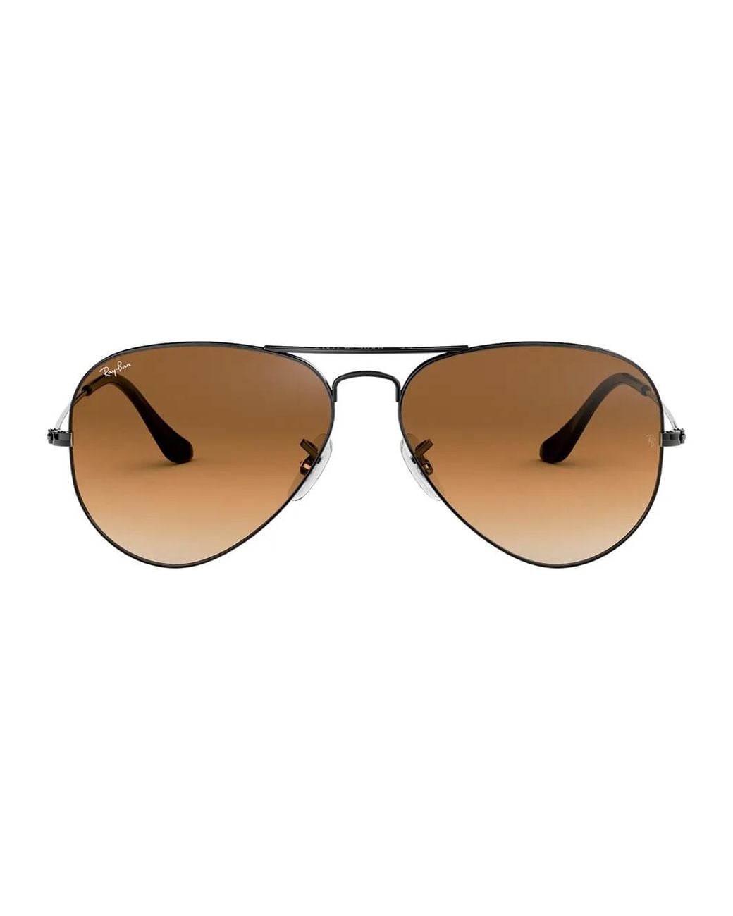 Ray-Ban Brown Rb3025L Aviator-Frame Sunglasses