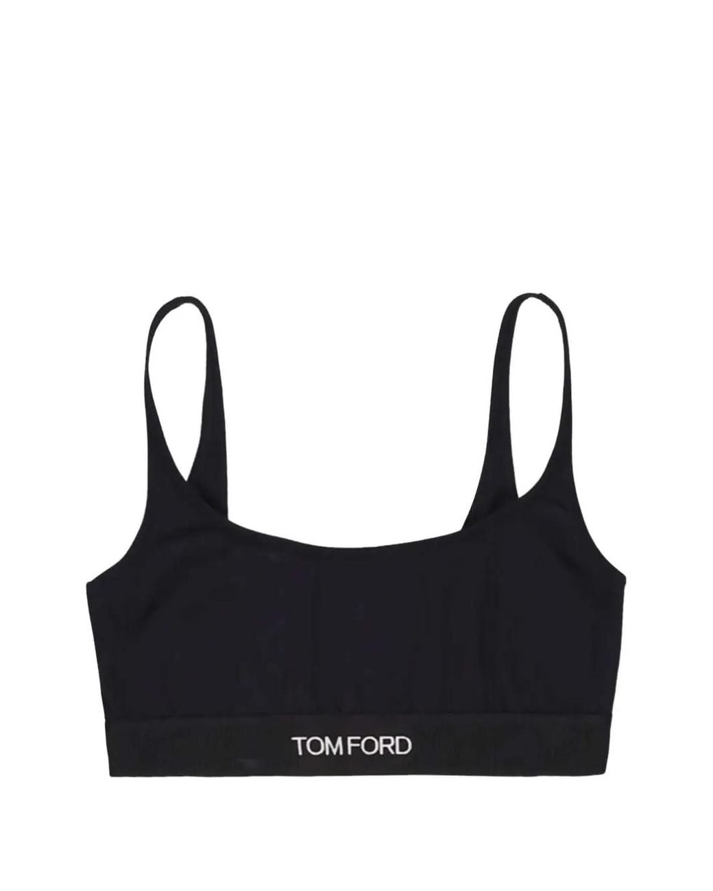 Tom Ford Black Underwear Bra Knitted