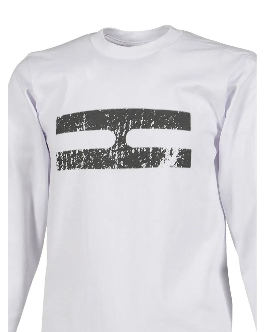 The Edge of Earth™ White Alta Graphic-Print Long-Sleeve T-Shirt for men