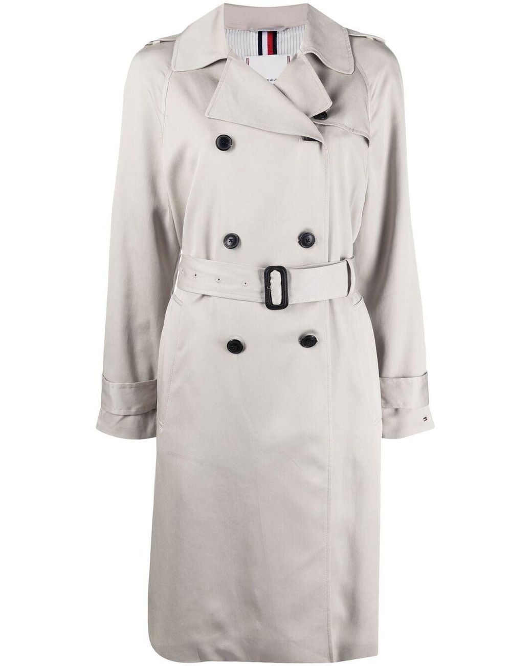 Tommy Hilfiger Doublebreasted Trench Coat Lyst
