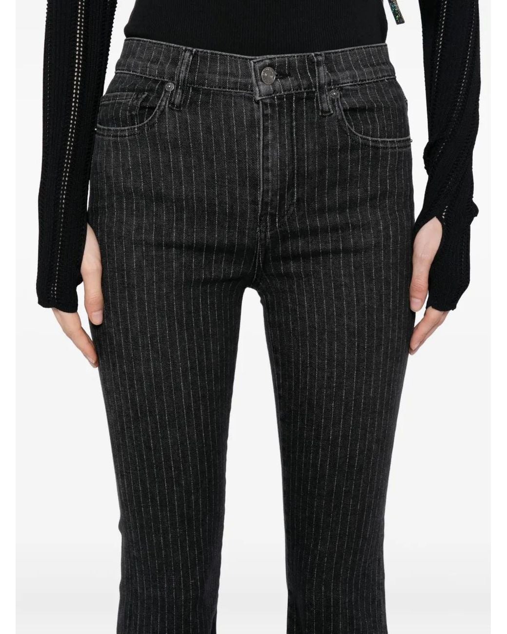 FRAME Black Flared Jeans