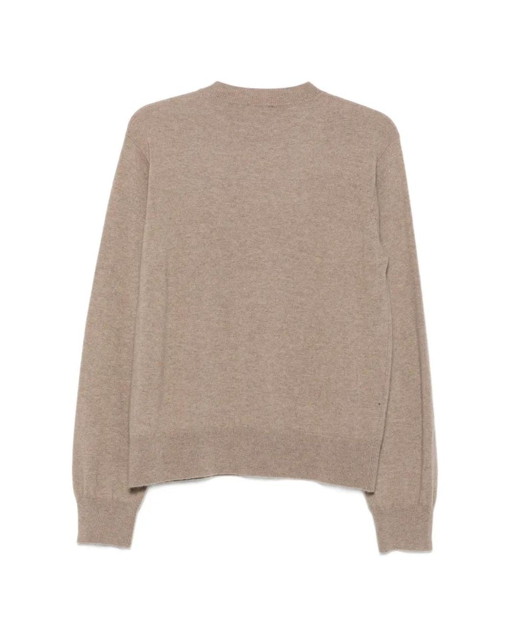 Sofie D'Hoore Natural Crew-Neck Long-Sleeve Sweater