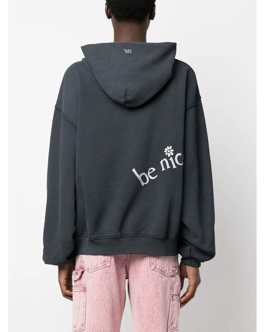 ERL Black Venice Fleece Hoodie