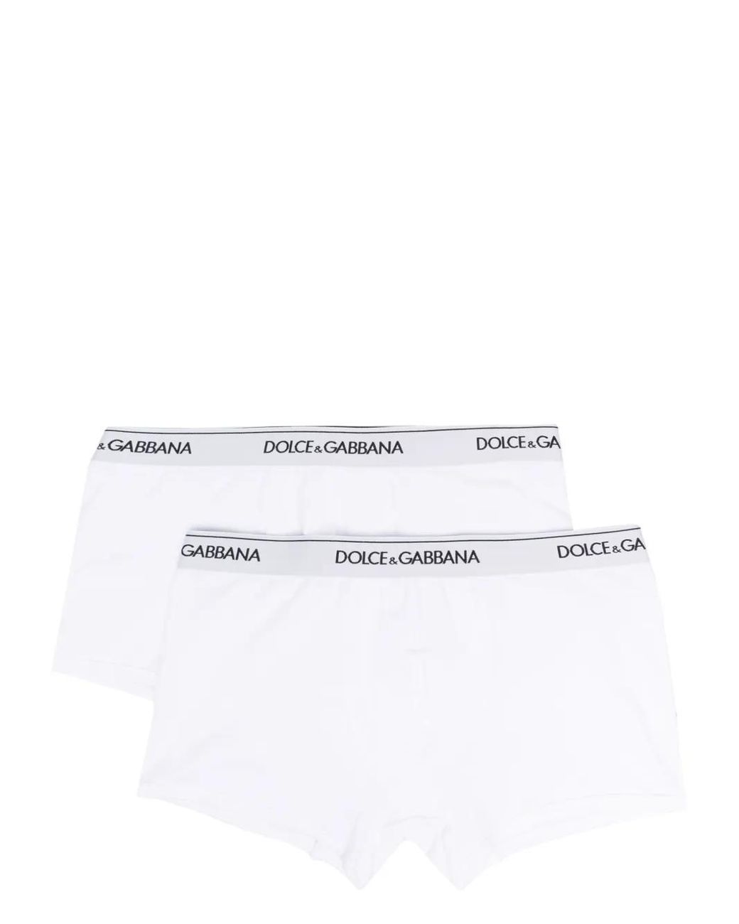 Dolce & Gabbana White Regular Boxer 2-Pack for men