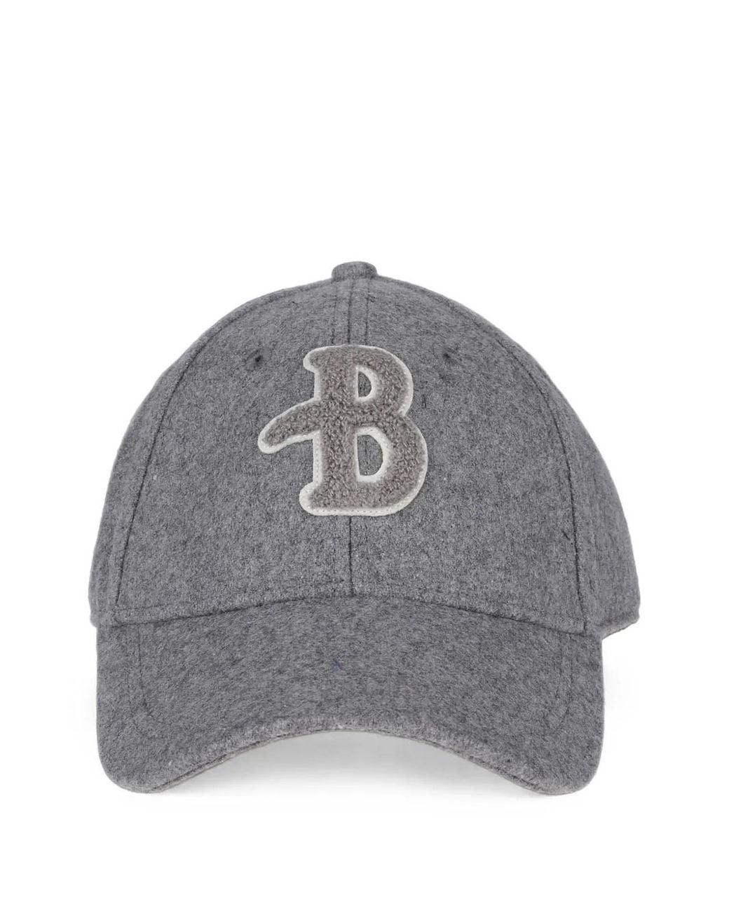 Ballantyne Gray Logo-Patch Baseball Cap for men