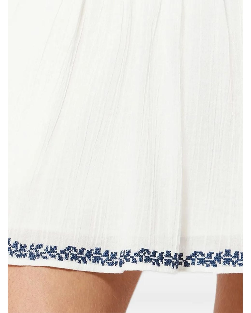 Isabel Marant White Picadilia Skirt