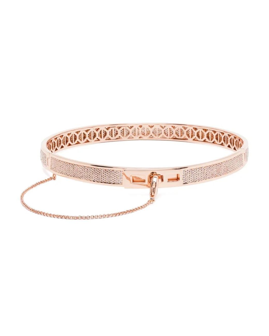 Eddie Borgo Pink 12K Rose Pavé Safety Chain Choker