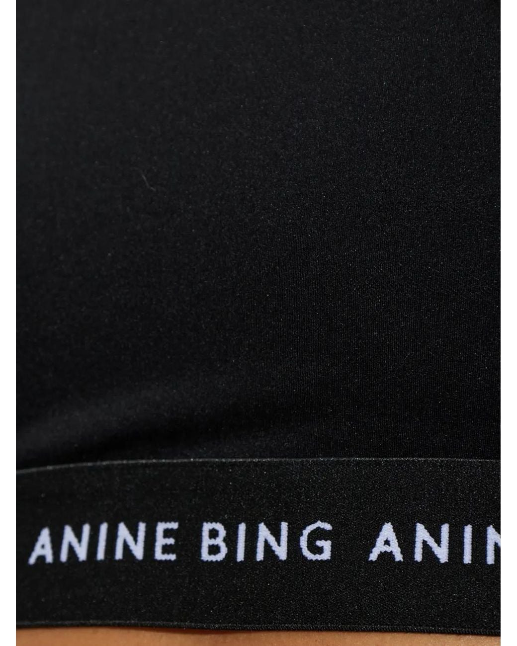 Anine Bing Black Nono Bra