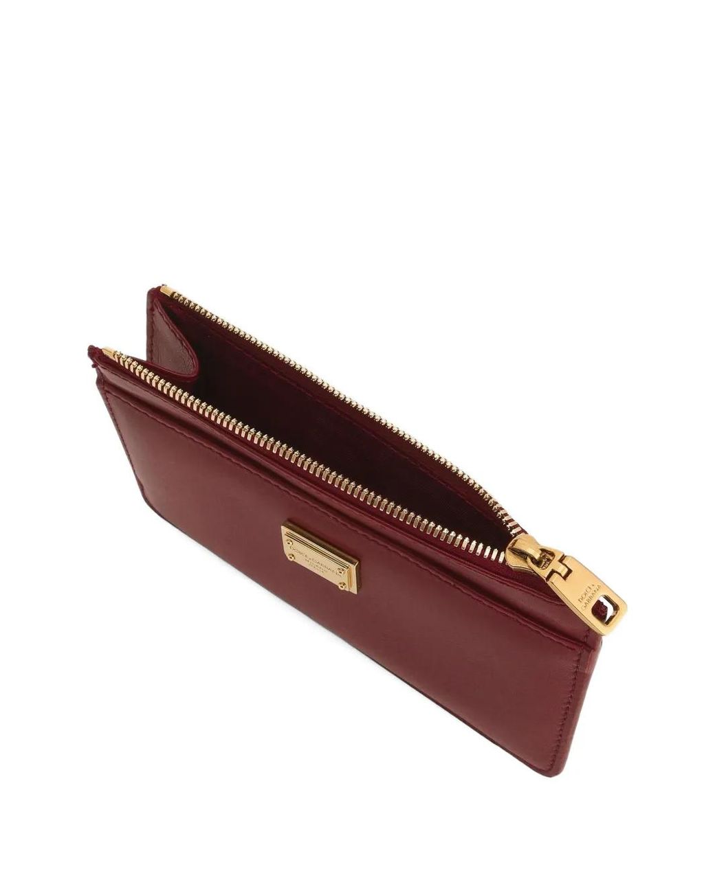 Dolce & Gabbana Purple Plongé Calfskin Card Holder