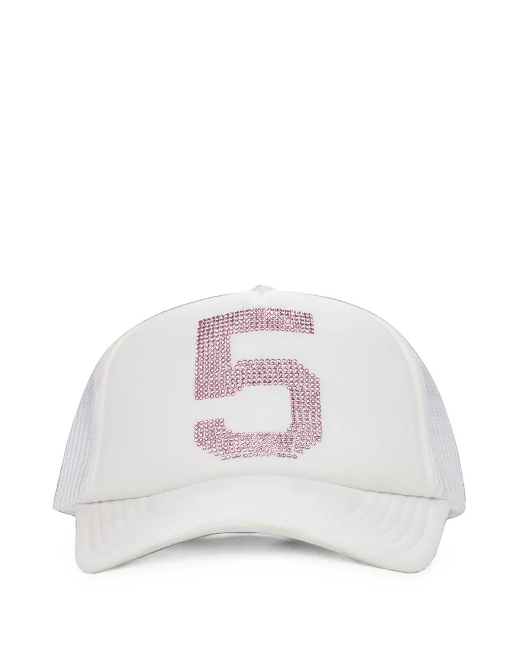 Cappello Trucker 555 Con Strass di Sp5der in White da Uomo