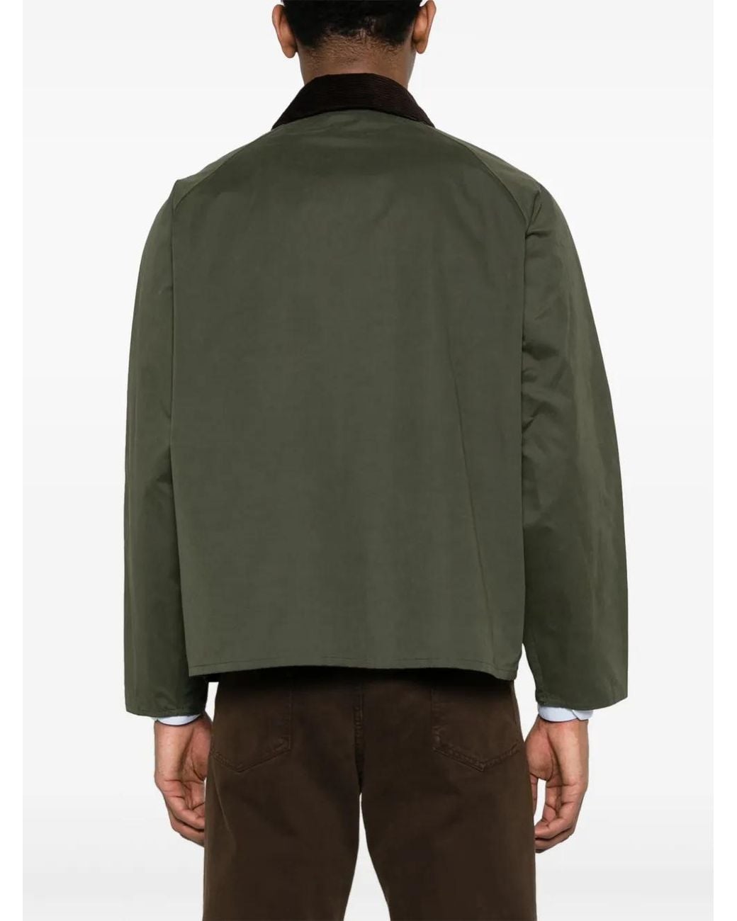 Barbour Green Os Transport Wax Jacket for men