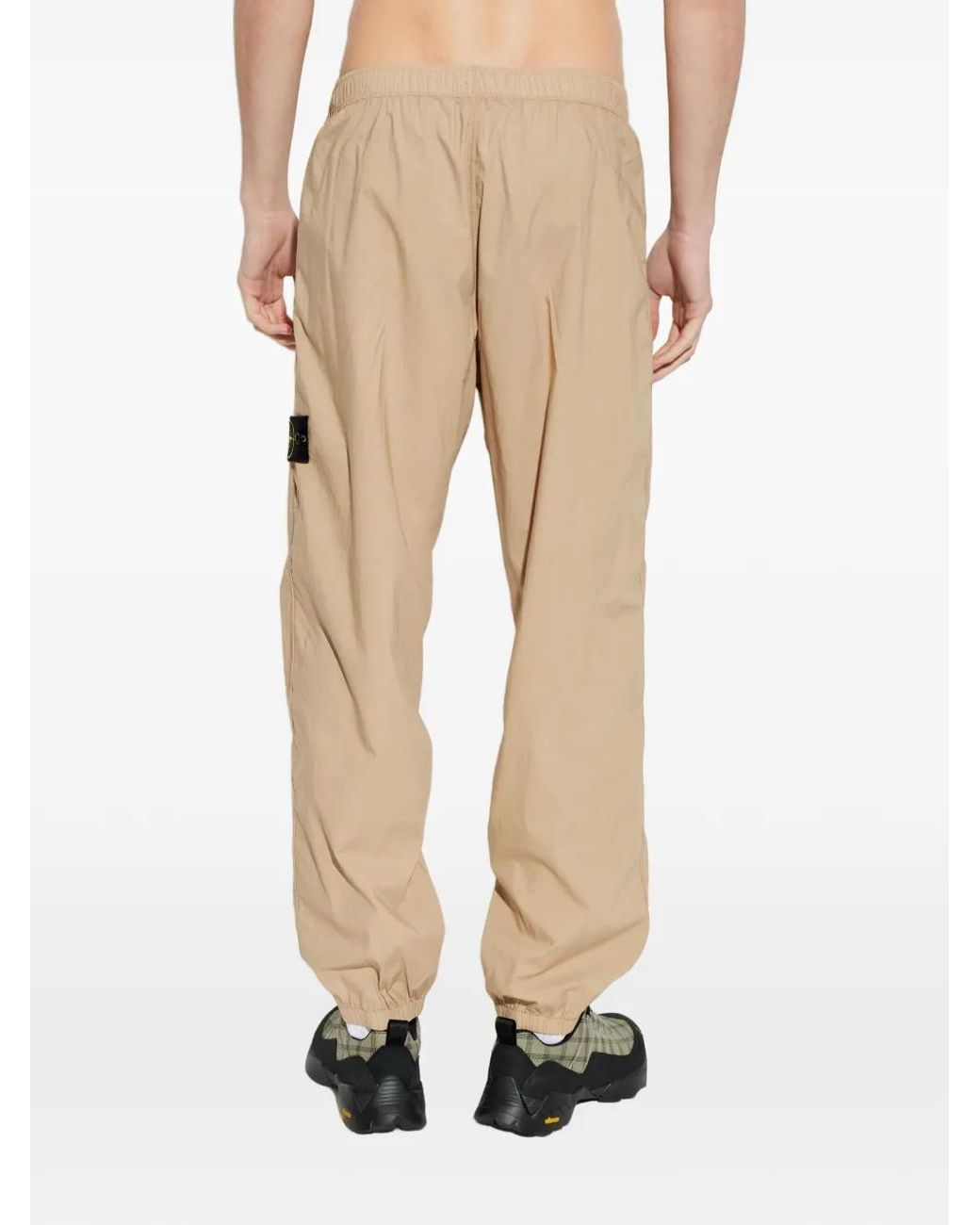 Stone Island Natural Pantalon Tela 'Paracadute' En Coton Stretch 3100049 for men